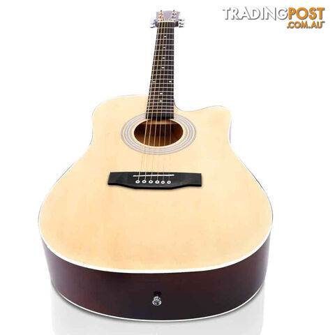 41 Steel-Stringed Acoustic Guitar Natural