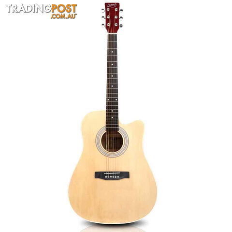 41 Steel-Stringed Acoustic Guitar Natural