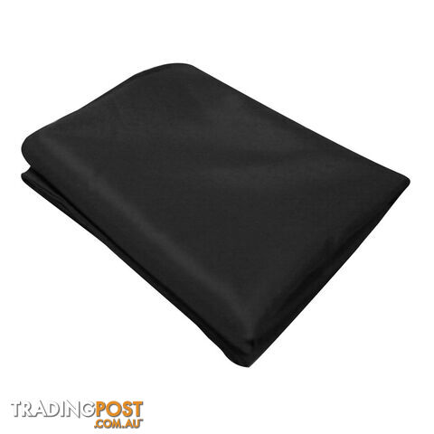 4 Pcs Wedding Table Cloth Round 229cm Black