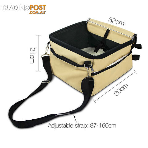 Pet Car Carrier  Beige