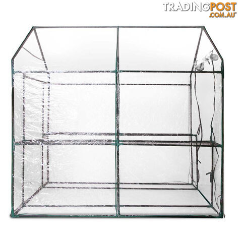 Greenhouse with Transparent PVC Cover - 1.9M x 1.2M