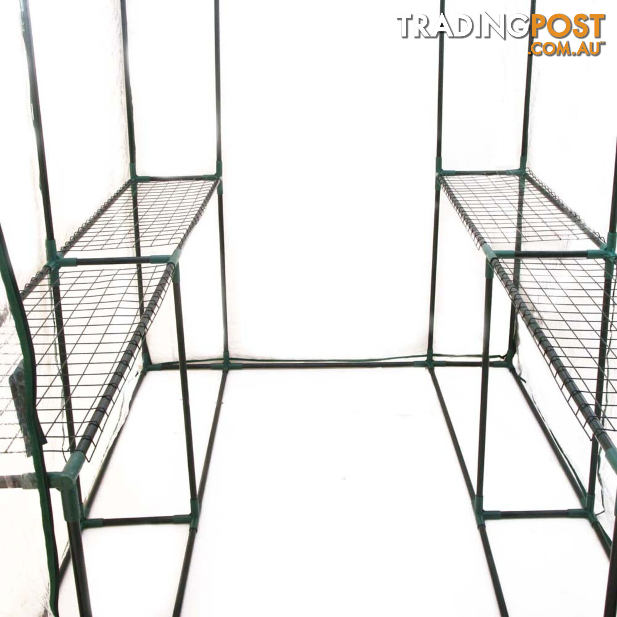 Greenhouse with Transparent PVC Cover - 1.9M x 1.2M