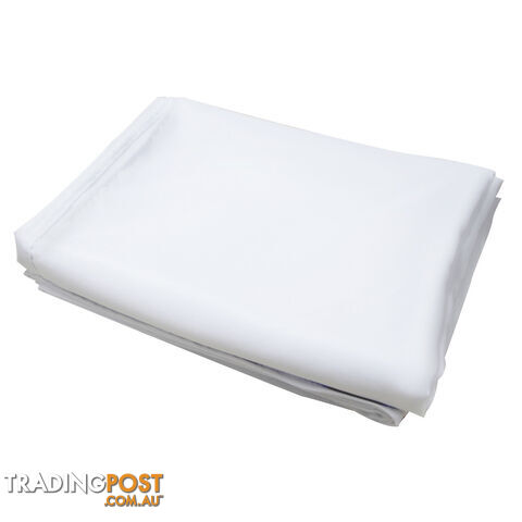 6 Pcs Wedding Table Cloth Rectangle 259cm White