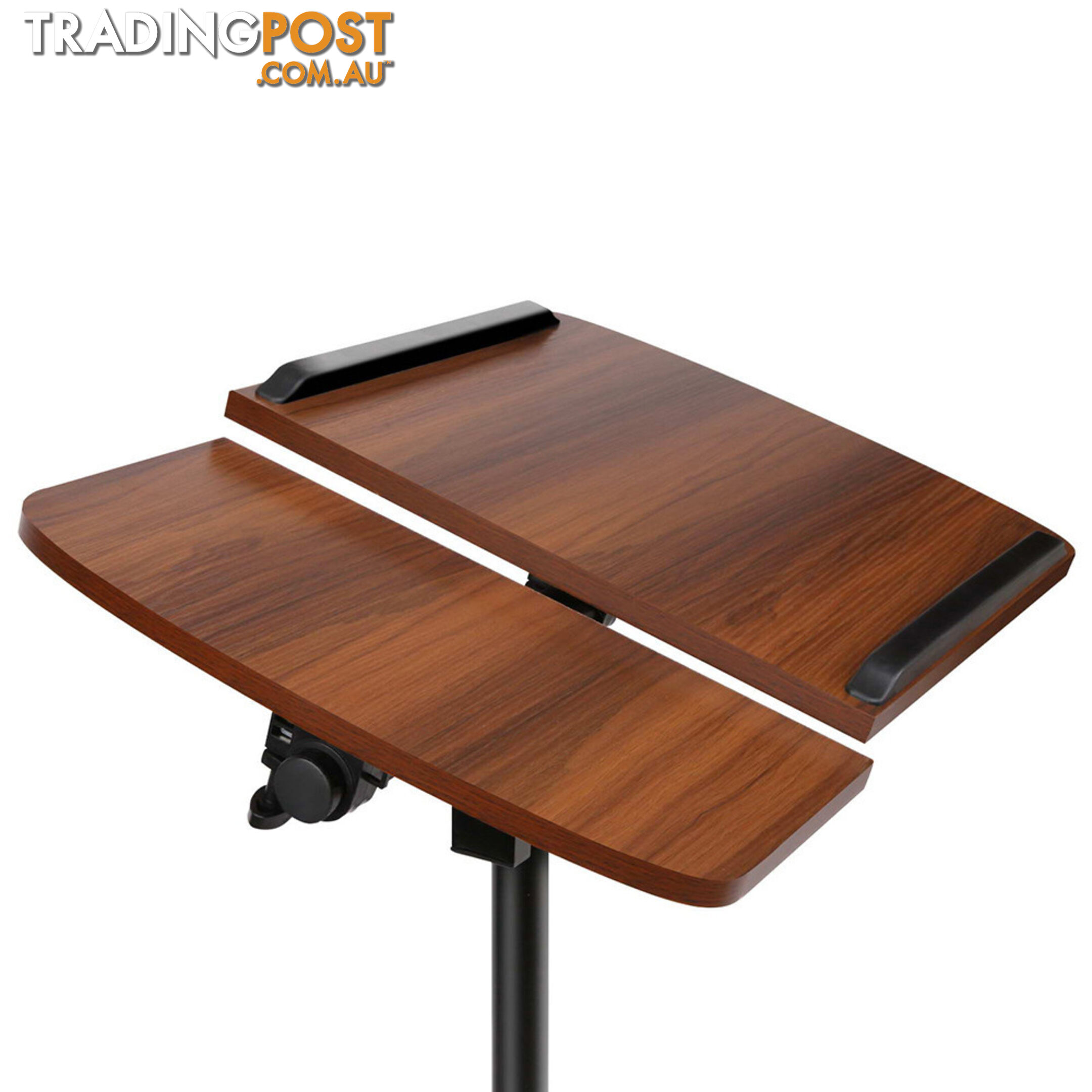 Mobile Adjustable Laptop Desk - Walnut