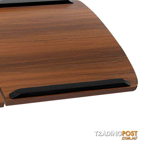 Mobile Adjustable Laptop Desk - Walnut