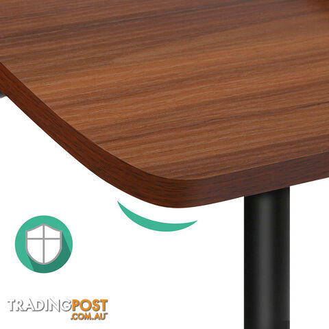 Mobile Adjustable Laptop Desk - Walnut