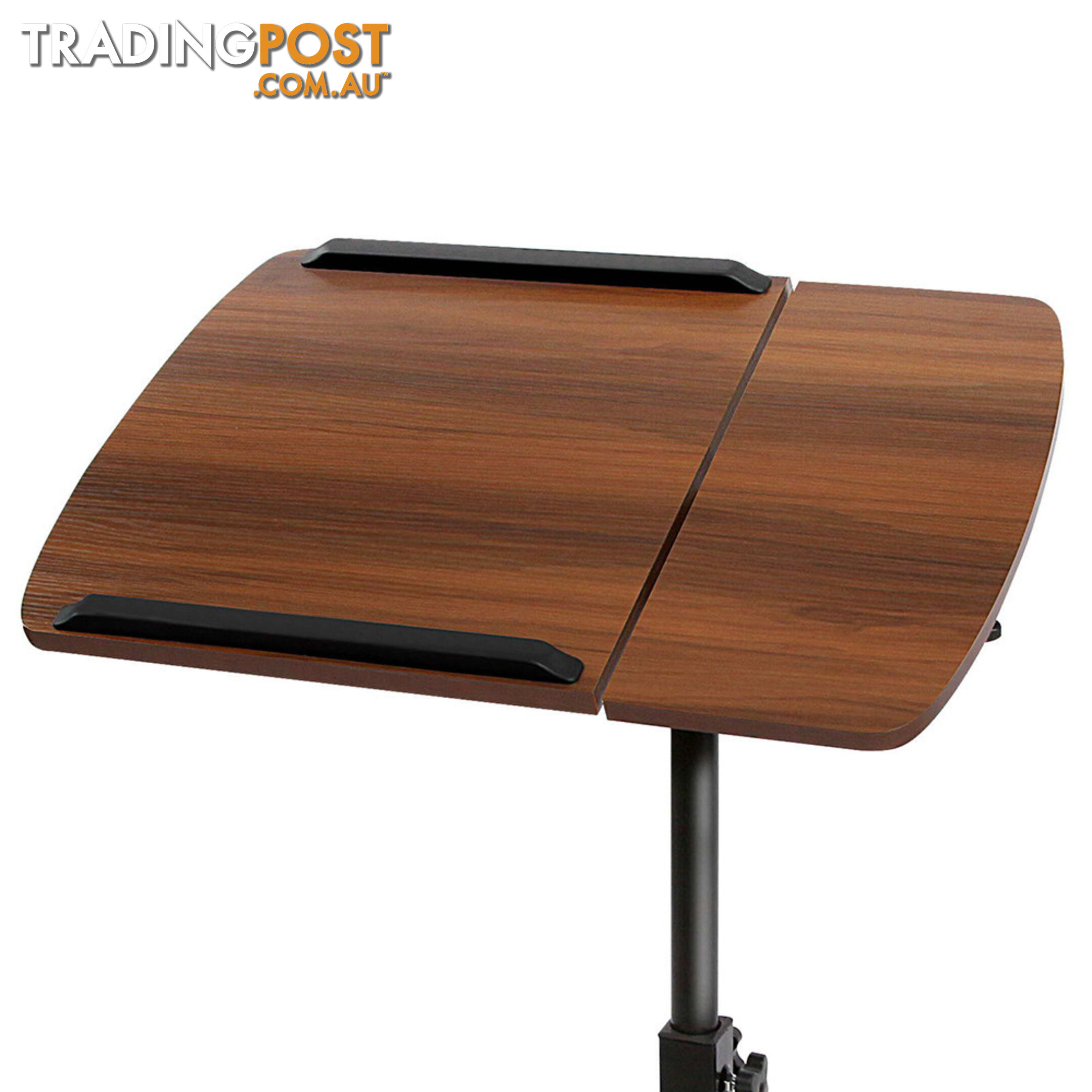 Mobile Adjustable Laptop Desk - Walnut