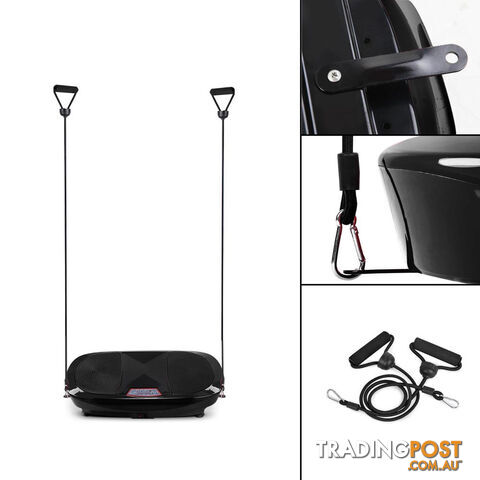 1200W Double Motor & 3D Shake Vibration Exercise Platform - Black