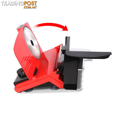 150W Meat Slicer with Stainless Steel Blade - Red - photo 4 of 10