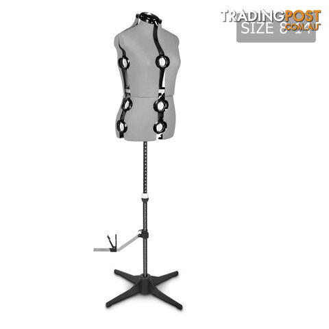 Adjustable Dressmaking Mannequin SZ8-14 - Grey