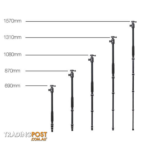 Professional Ball Head Tripod Digital Camera 173cm - photo 3 of 10