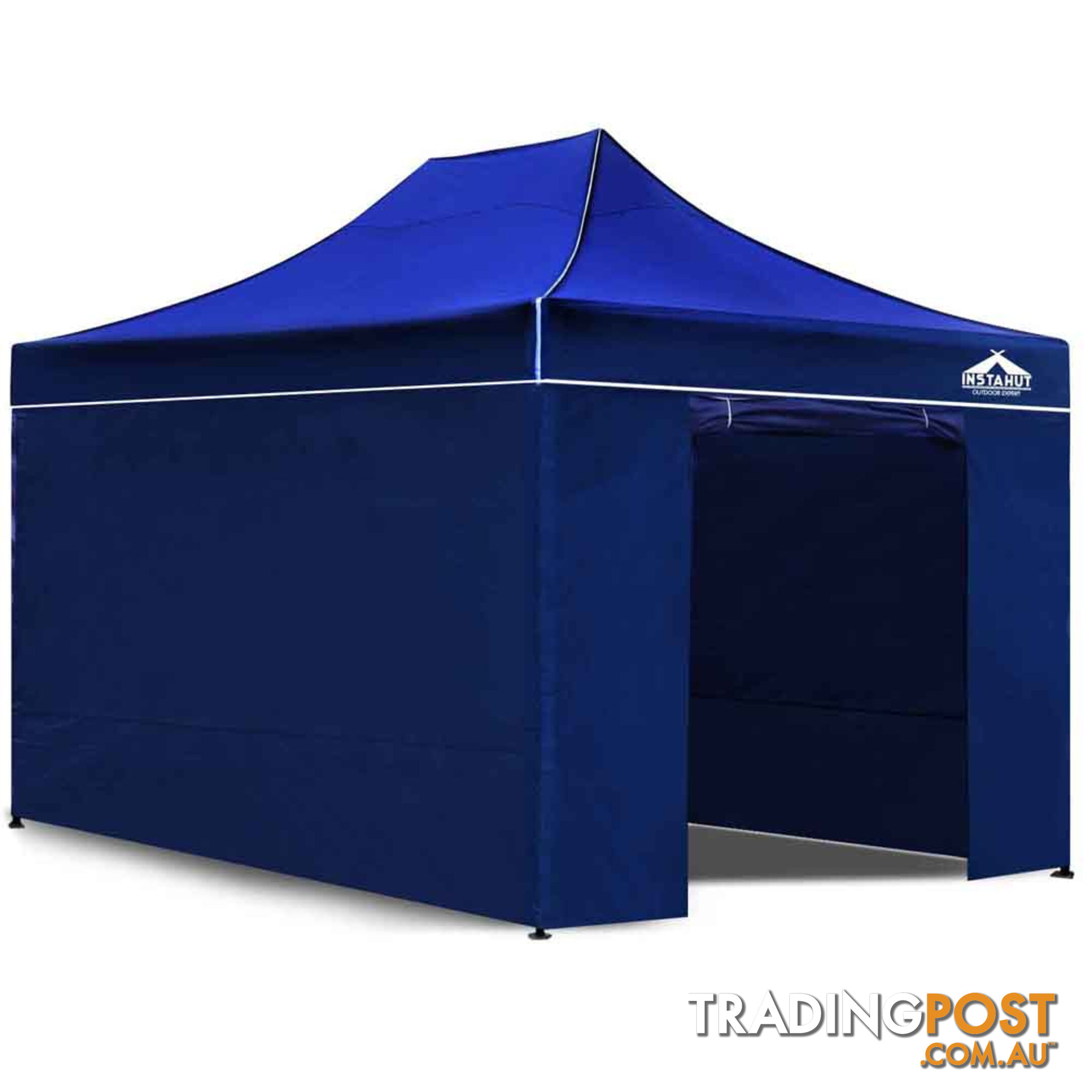 3x4.5 Pop Up Gazebo Hut with Sandbags Blue