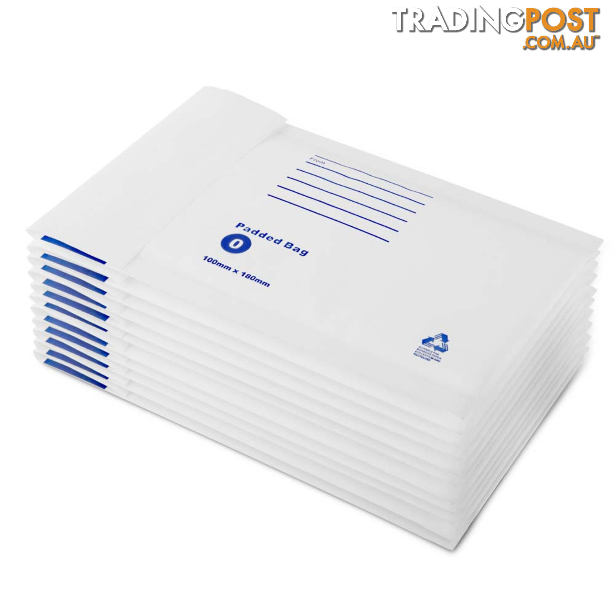 Bubble Padded Mail Envelopes 200pcs 100mm x 180mm