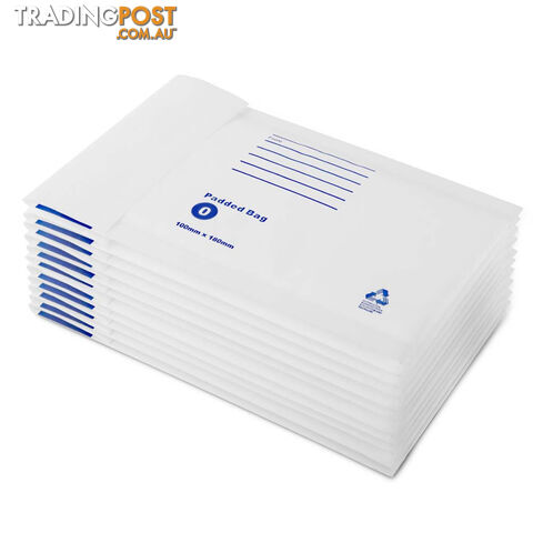 Bubble Padded Mail Envelopes 200pcs 100mm x 180mm