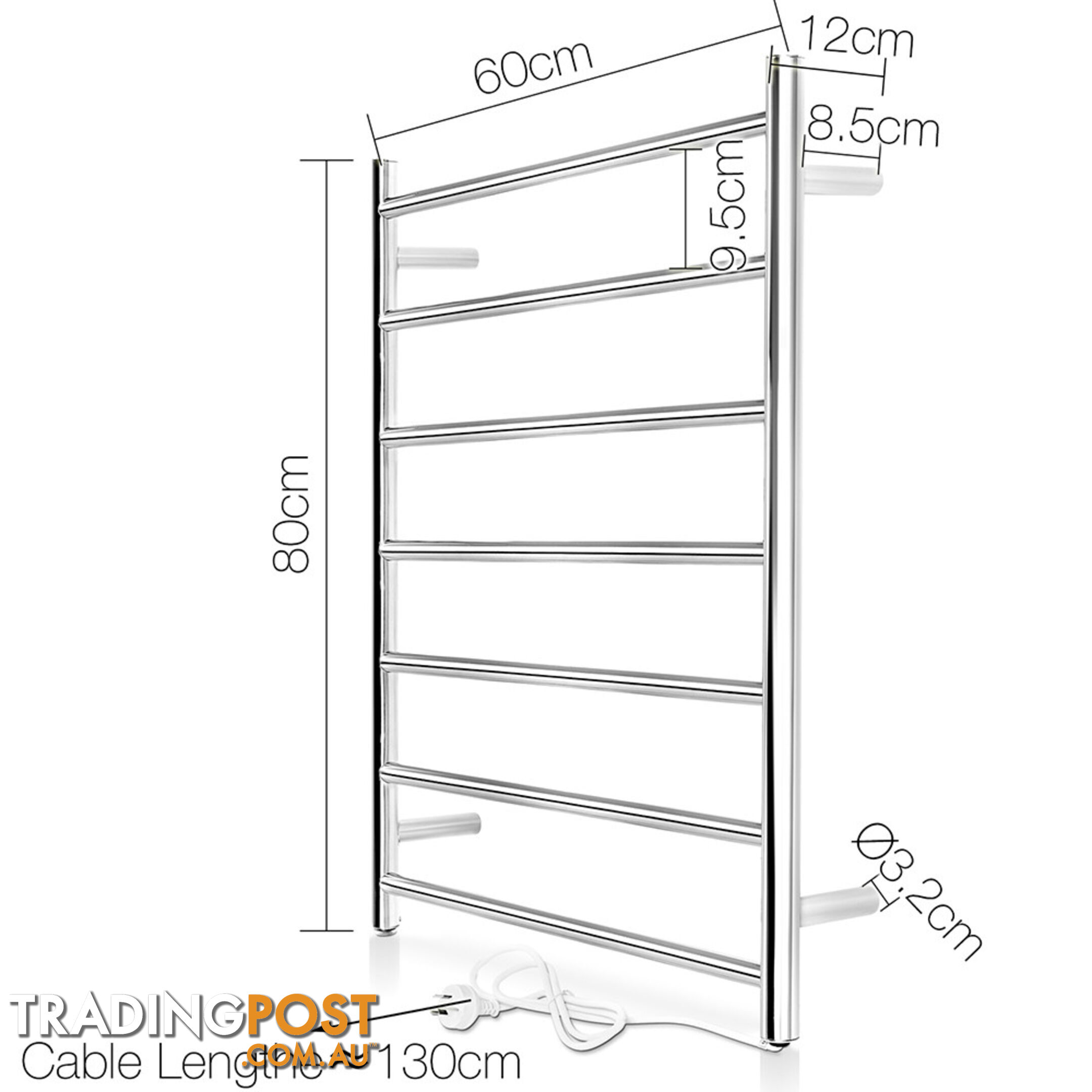 Electric Heated Towel Rail - Medium