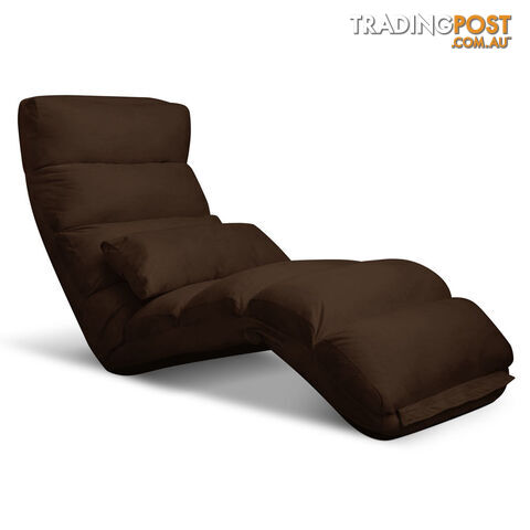 Lounge Sofa Chair - 75 Adjustable Angles  Brown