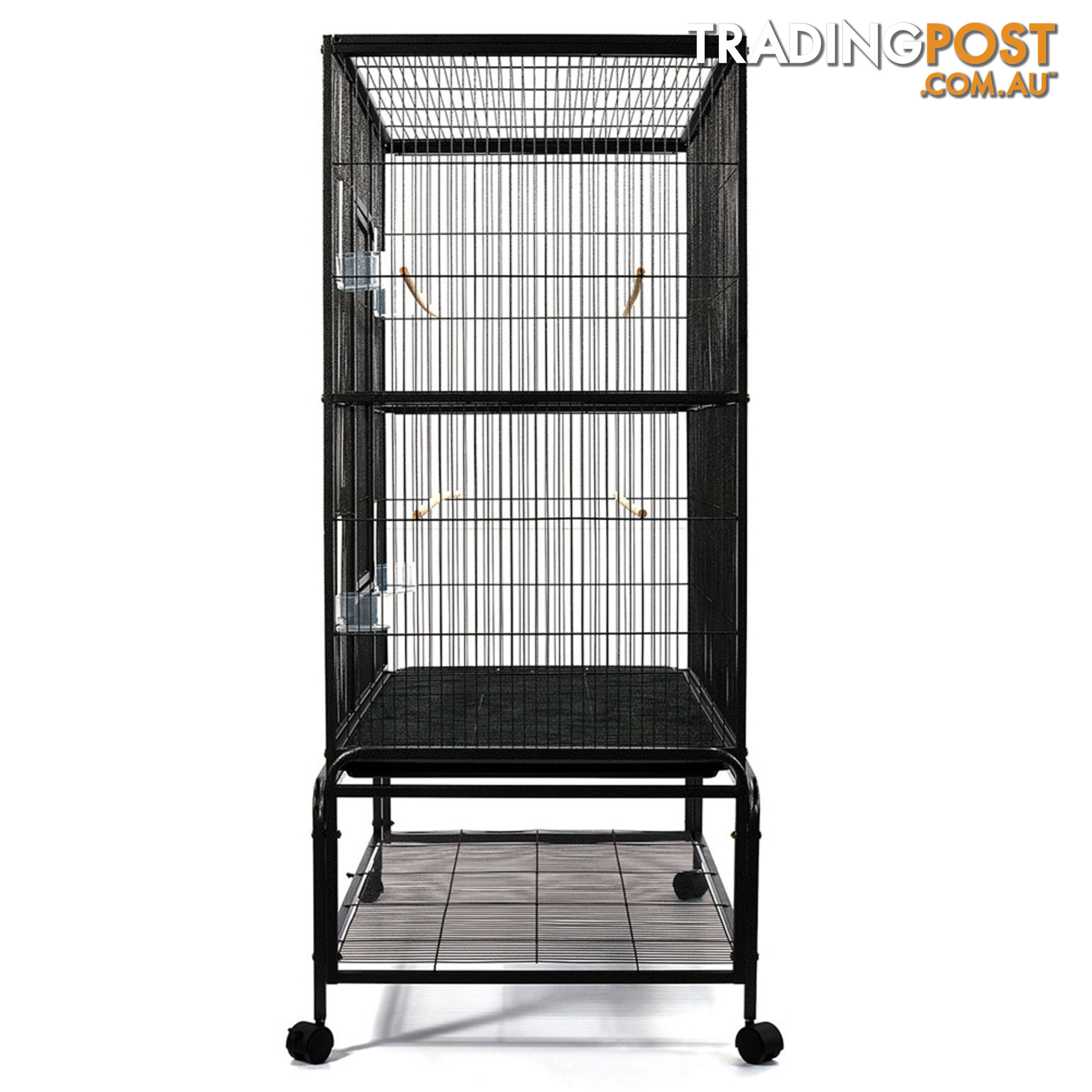 Pet Bird Cage Black Large - 140CM