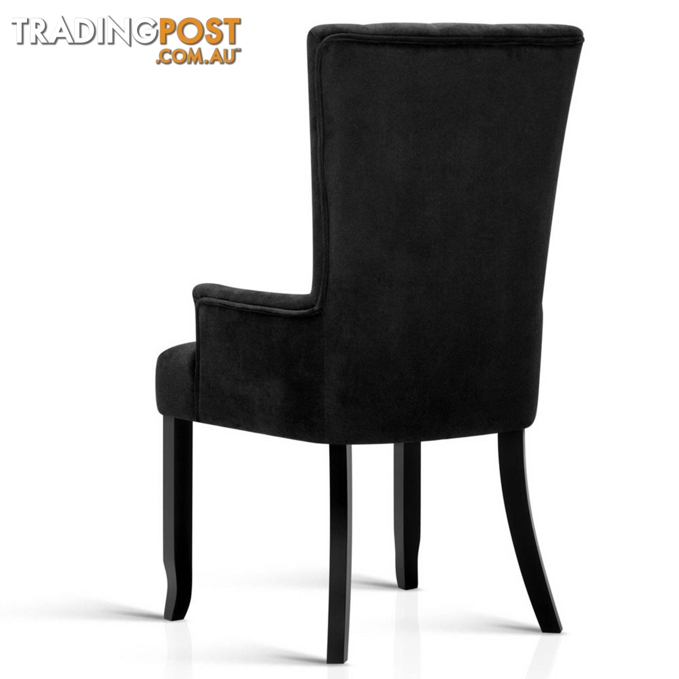 French Provincial Dining Chair - Black