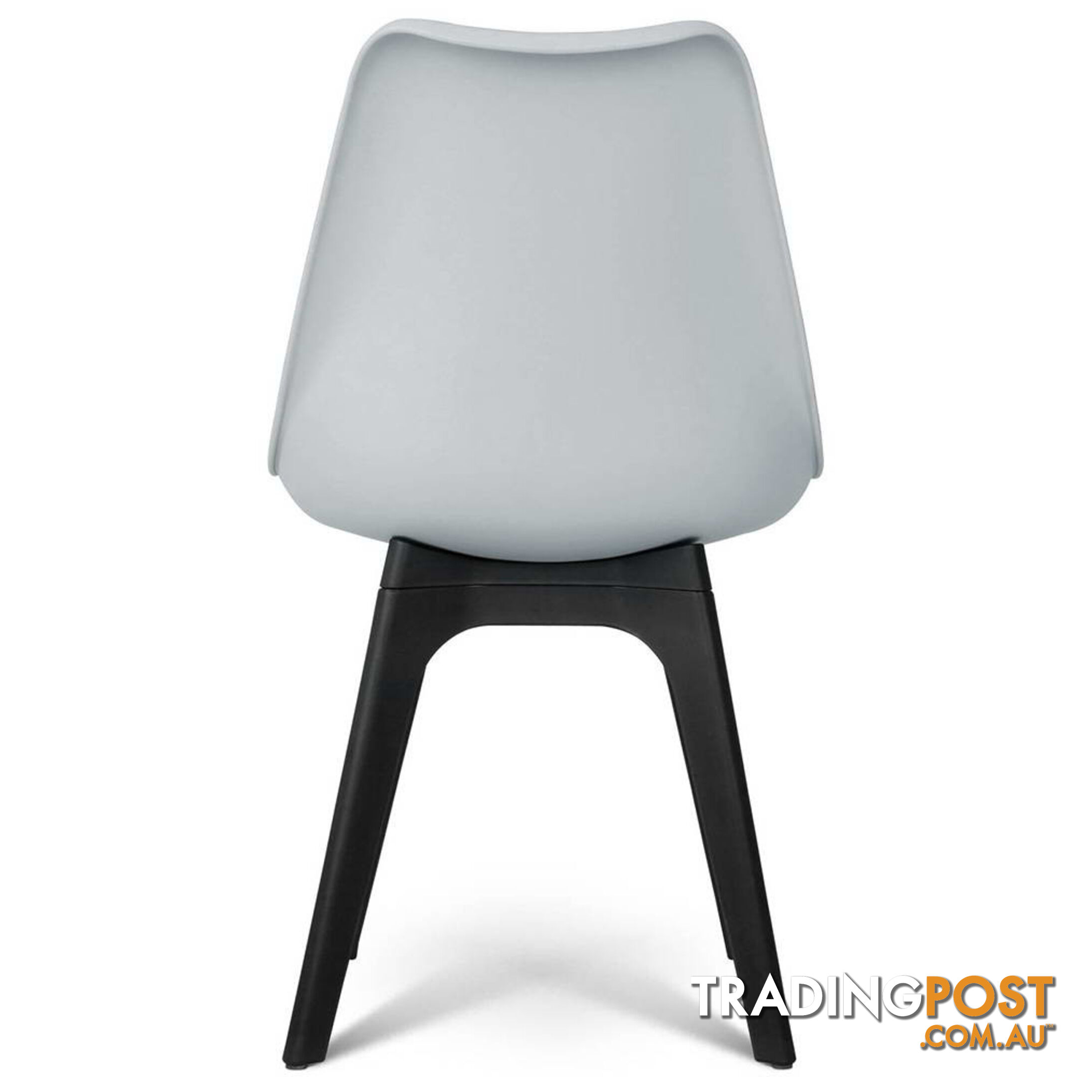 Set of 4 Replica Eames DSW PU Leather Chair White