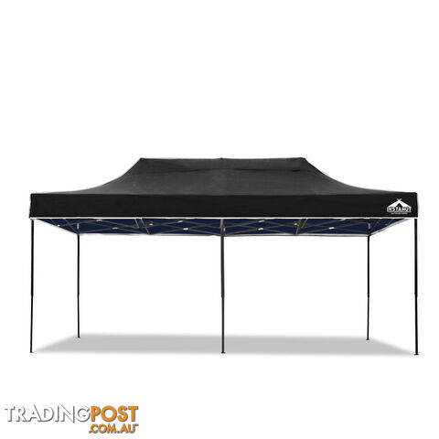3x6 Pop Up Gazebo Hut with Sandbags Black - photo 5 of 10