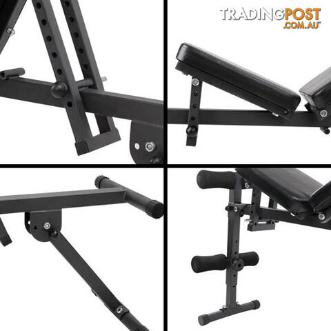 FID Flat Adjustable Bench 150Kg