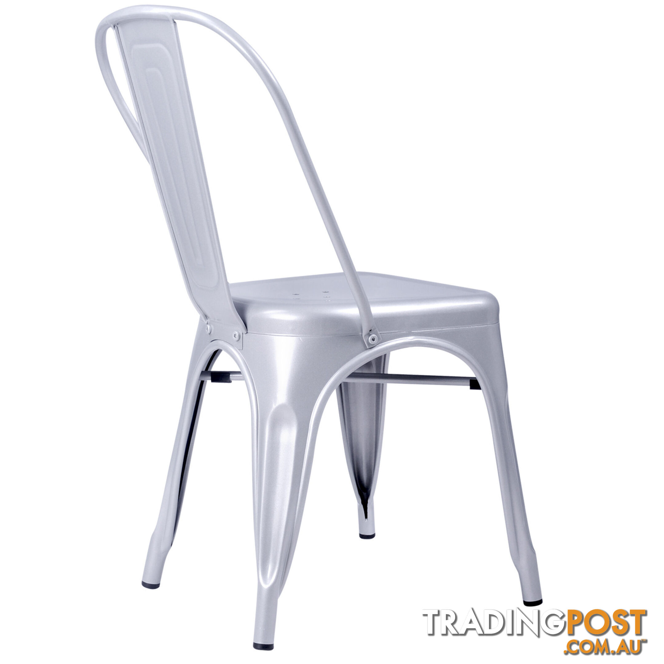 Set of 4 Replica Tolix Dining Metal Chair Gloss White