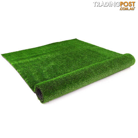 Artificial Grass 20 SQM Polypropylene Lawn Flooring 1X20M Green - photo 3 of 8