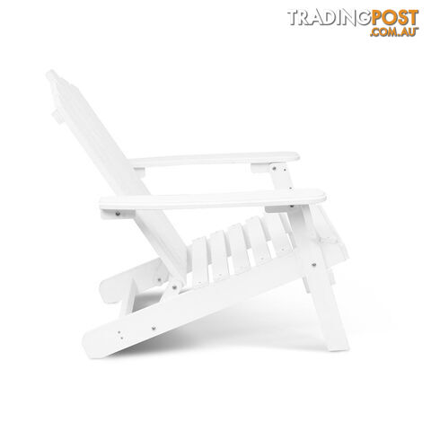 Adirondack Foldable Deck Chair & Side Table Set