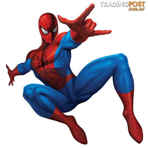 10 X Spiderman Wall Sticker - Totally Movable