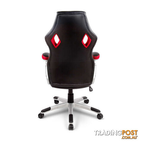 PU Leather & Wood Deluxe Office Chair