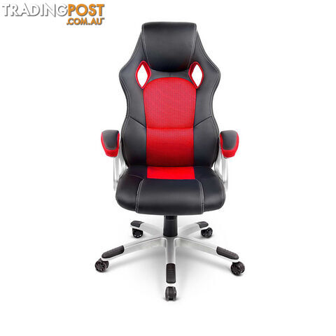 PU Leather & Wood Deluxe Office Chair