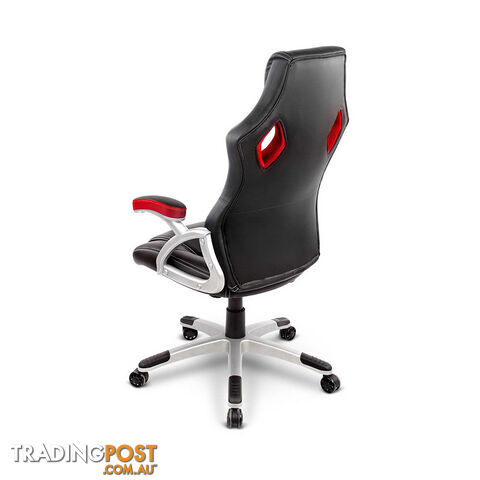 PU Leather & Wood Deluxe Office Chair