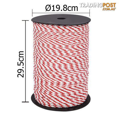 500m Roll Electric Fence Energiser Poly Rope - photo 2 of 4