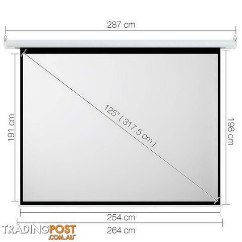 Electric Projector Screen - 317 cm - photo 2 of 9