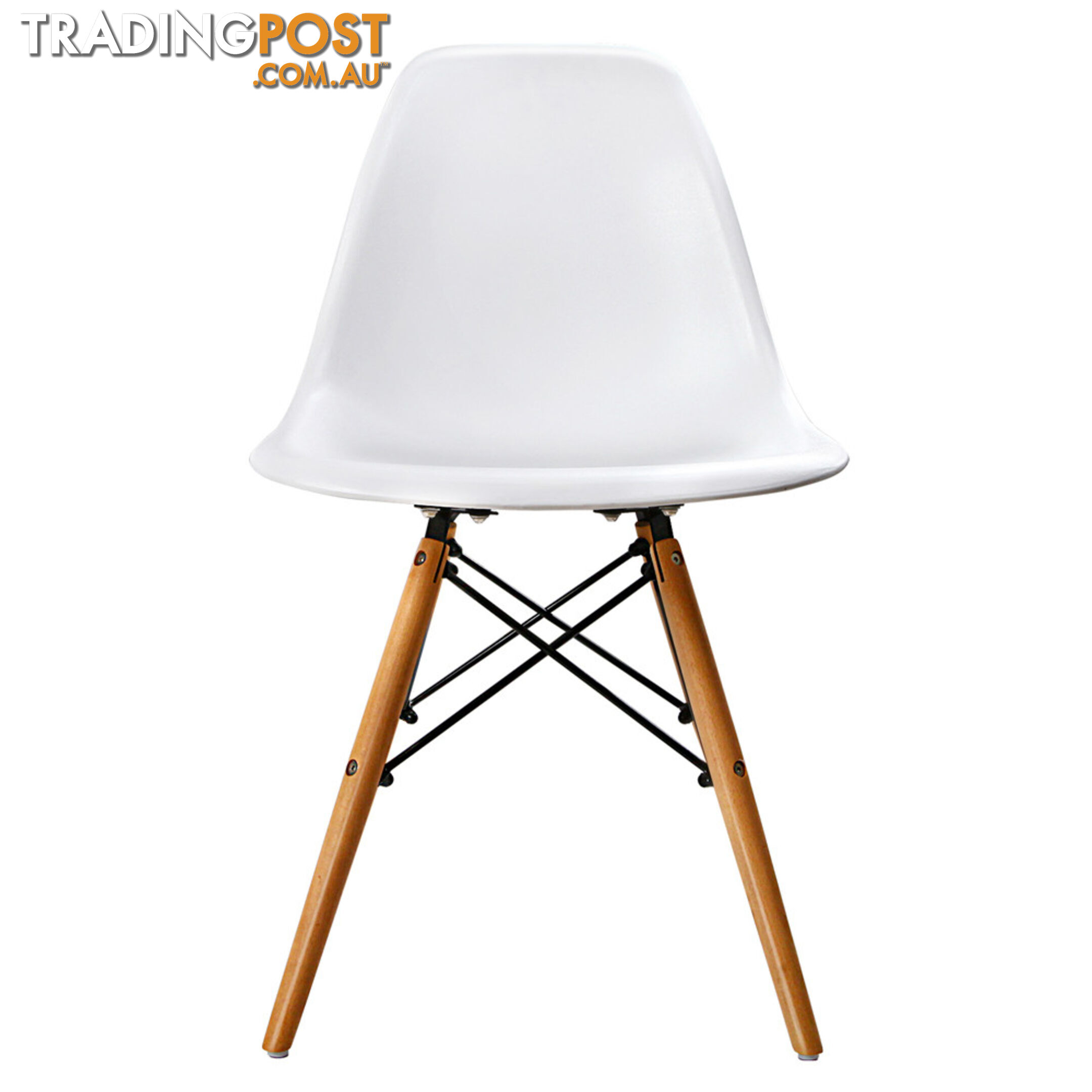 Set of 2 Eames Replica Contour Dining Chair