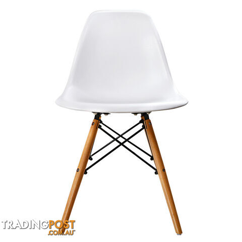 Set of 2 Eames Replica Contour Dining Chair