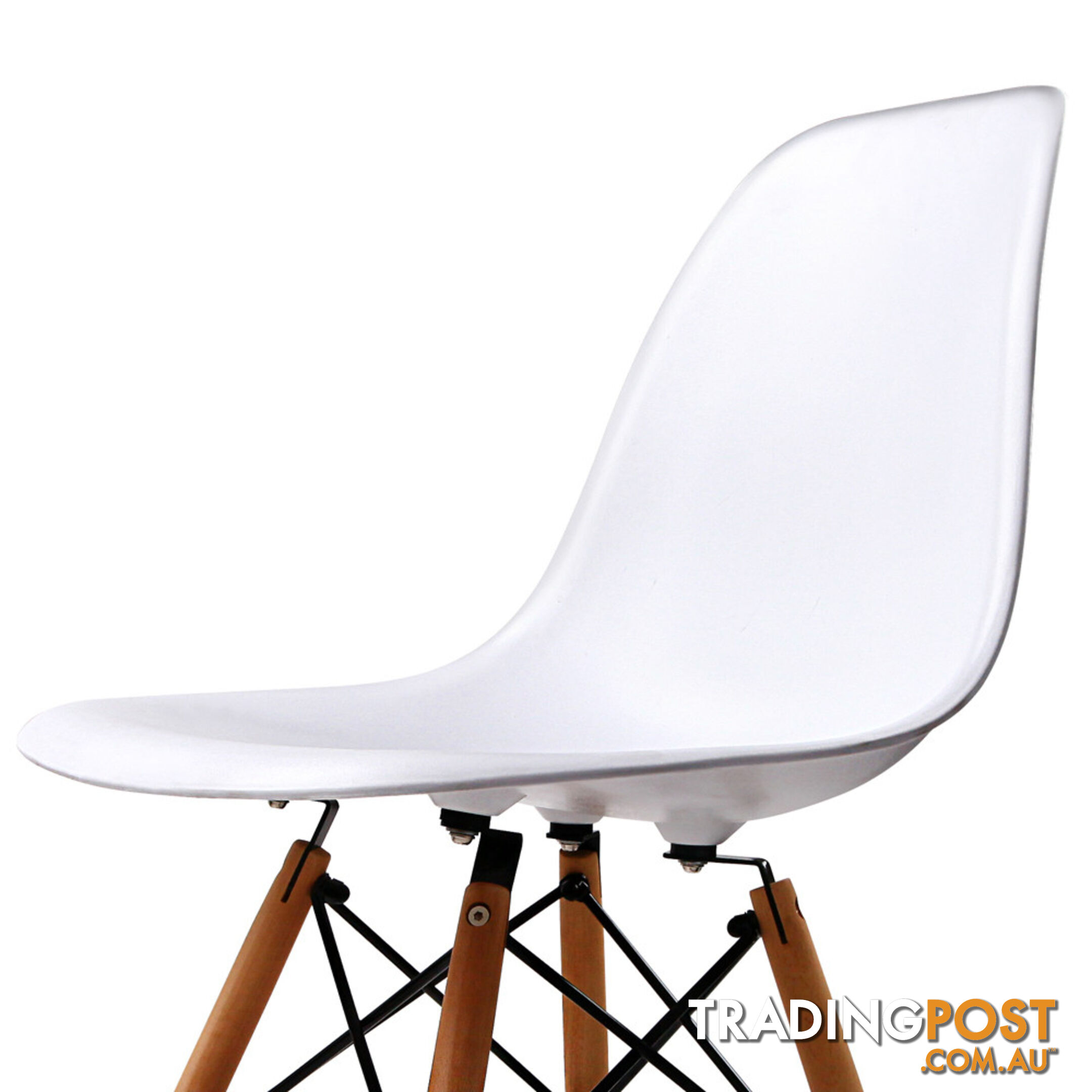 Set of 2 Eames Replica Contour Dining Chair