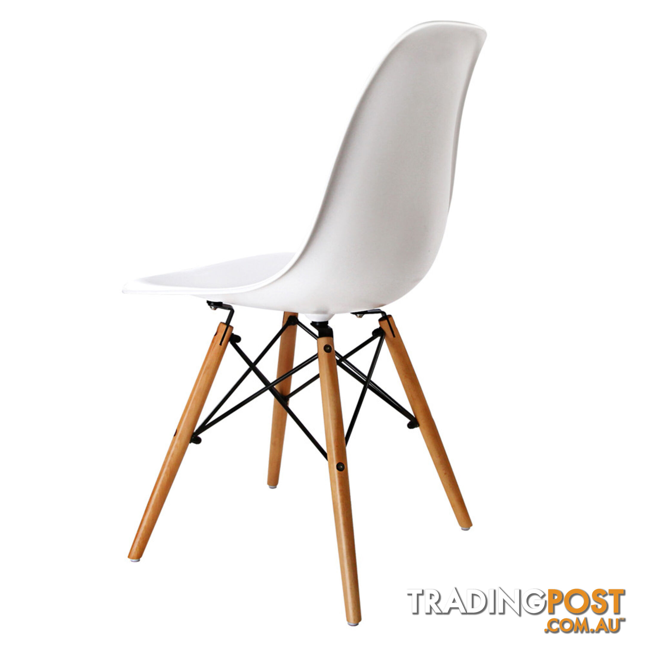 Set of 2 Eames Replica Contour Dining Chair