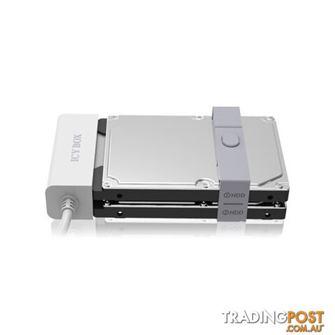 ICY BOX (IB-AC622-U3)Dual-Adapter 2.5 SATA HDD/SSD USB 3.0 Host JBOD Function