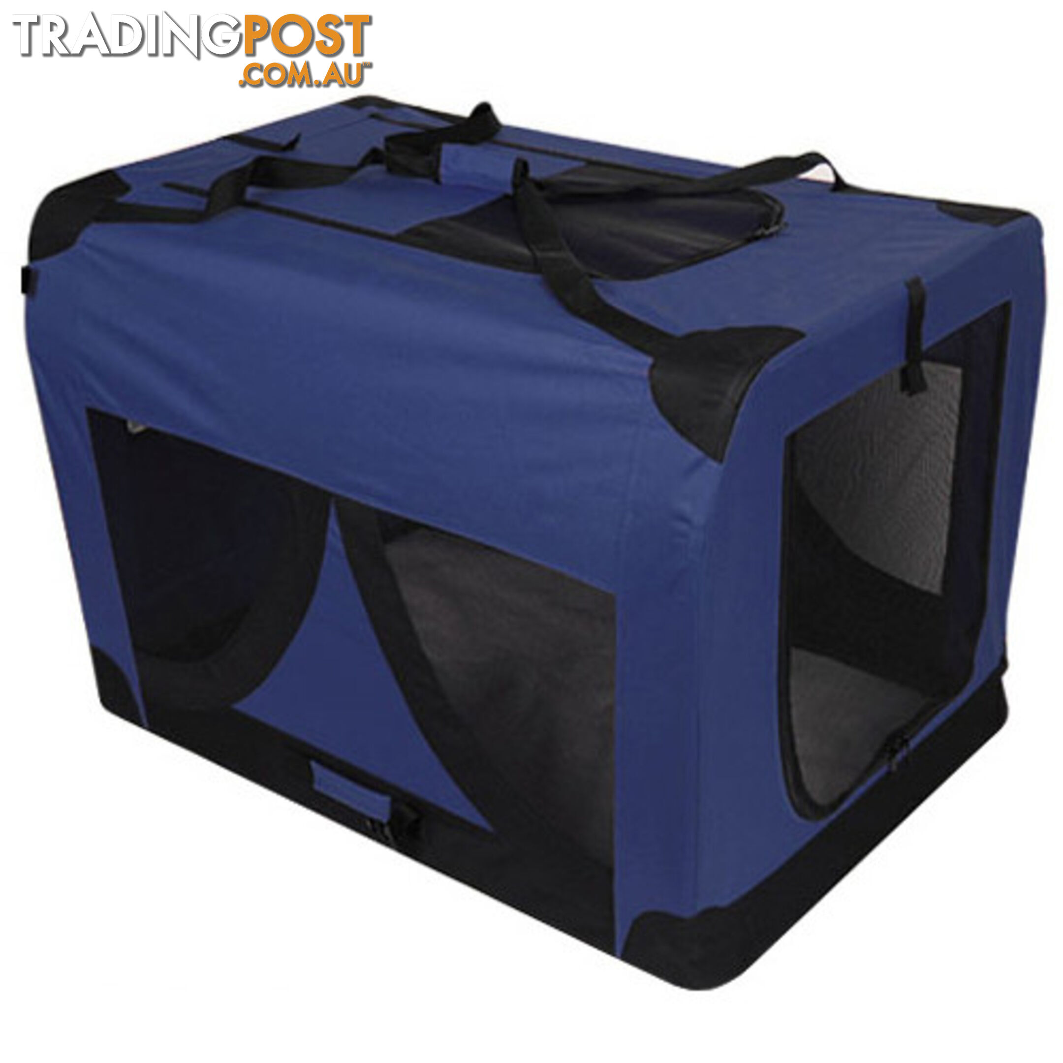 Extra Large Portable Soft Pet Dog Crate Cage Kennel Blue