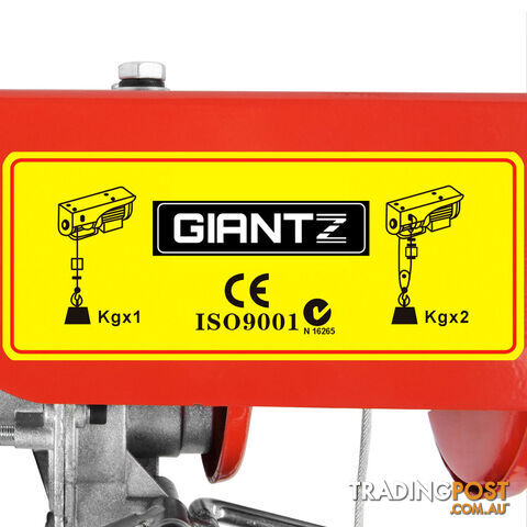 400/800kg 1300W Electric Hoist Winch - photo 3 of 8