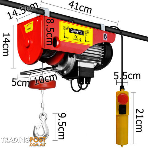 400/800kg 1300W Electric Hoist Winch - photo 2 of 8