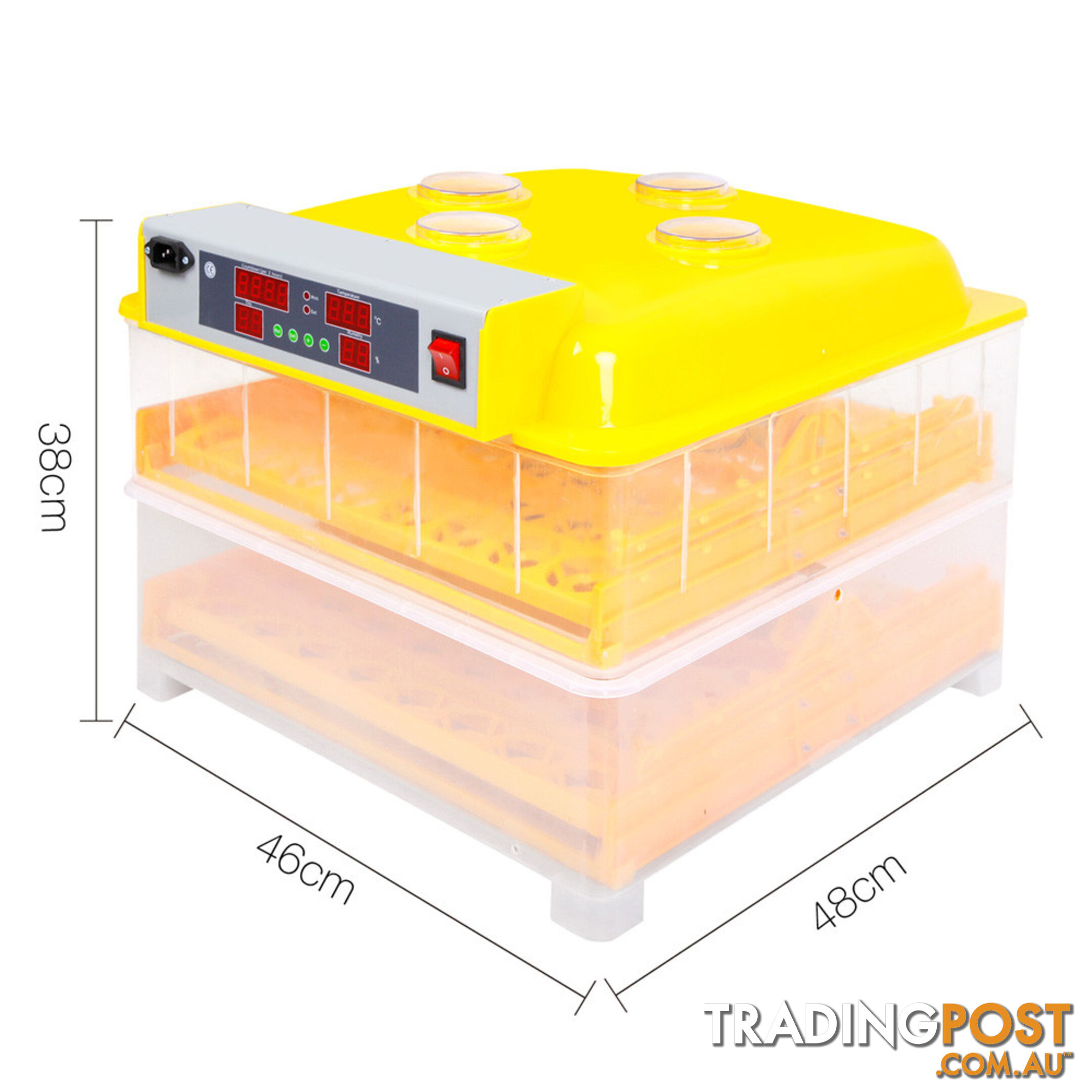 Automatic 96 Egg Incubator Yellow