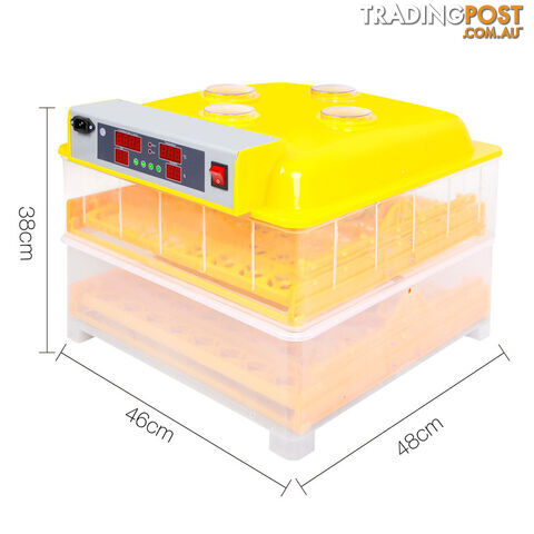 Automatic 96 Egg Incubator Yellow