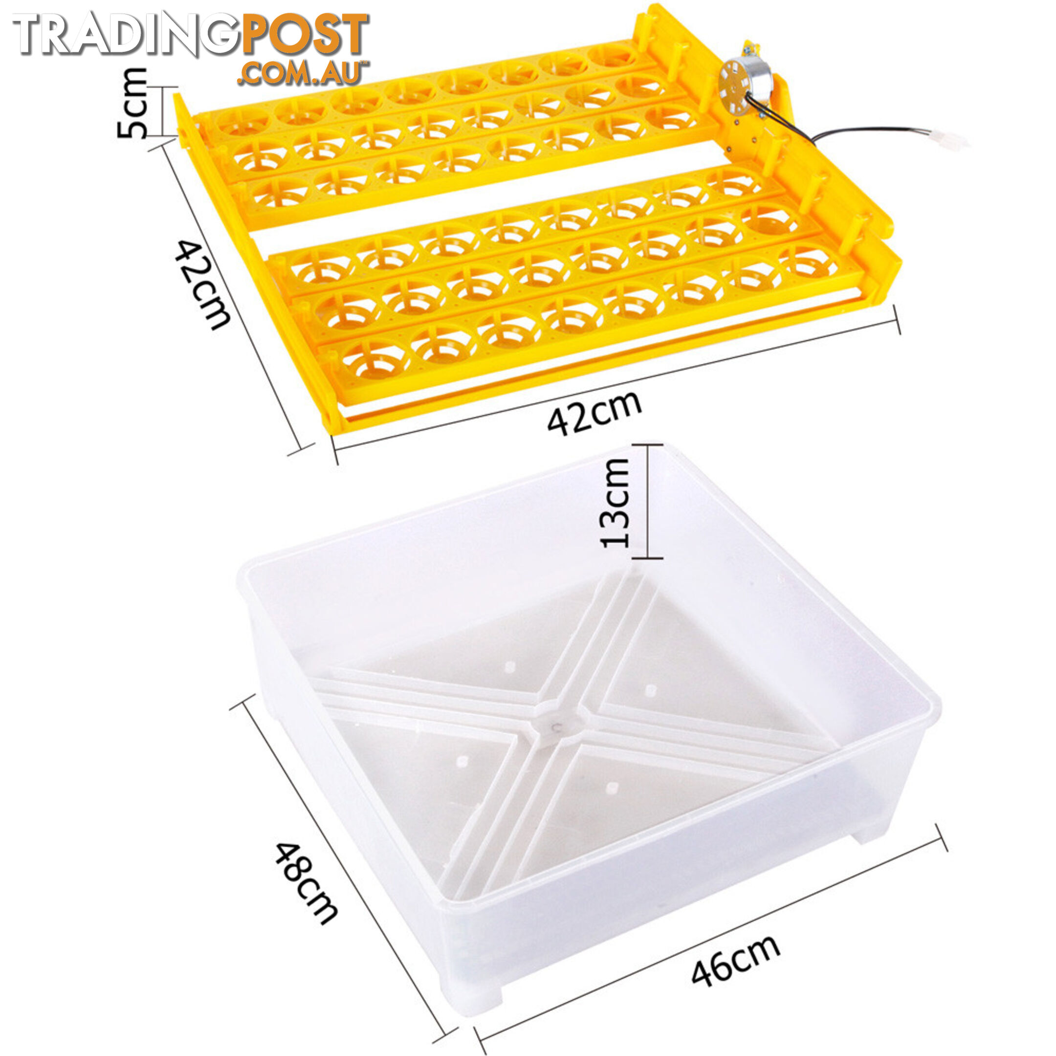 Automatic 96 Egg Incubator Yellow