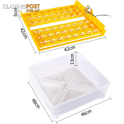 Automatic 96 Egg Incubator Yellow