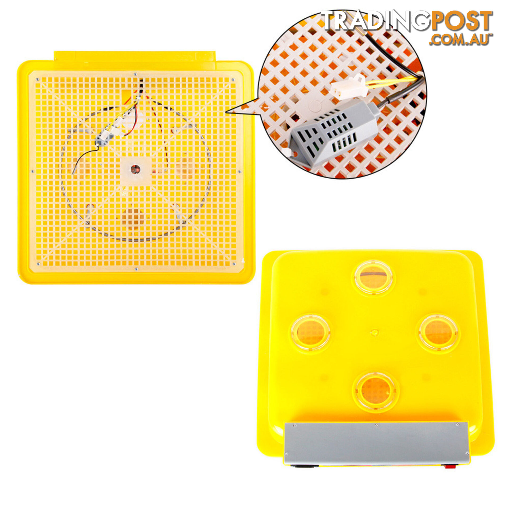 Automatic 96 Egg Incubator Yellow