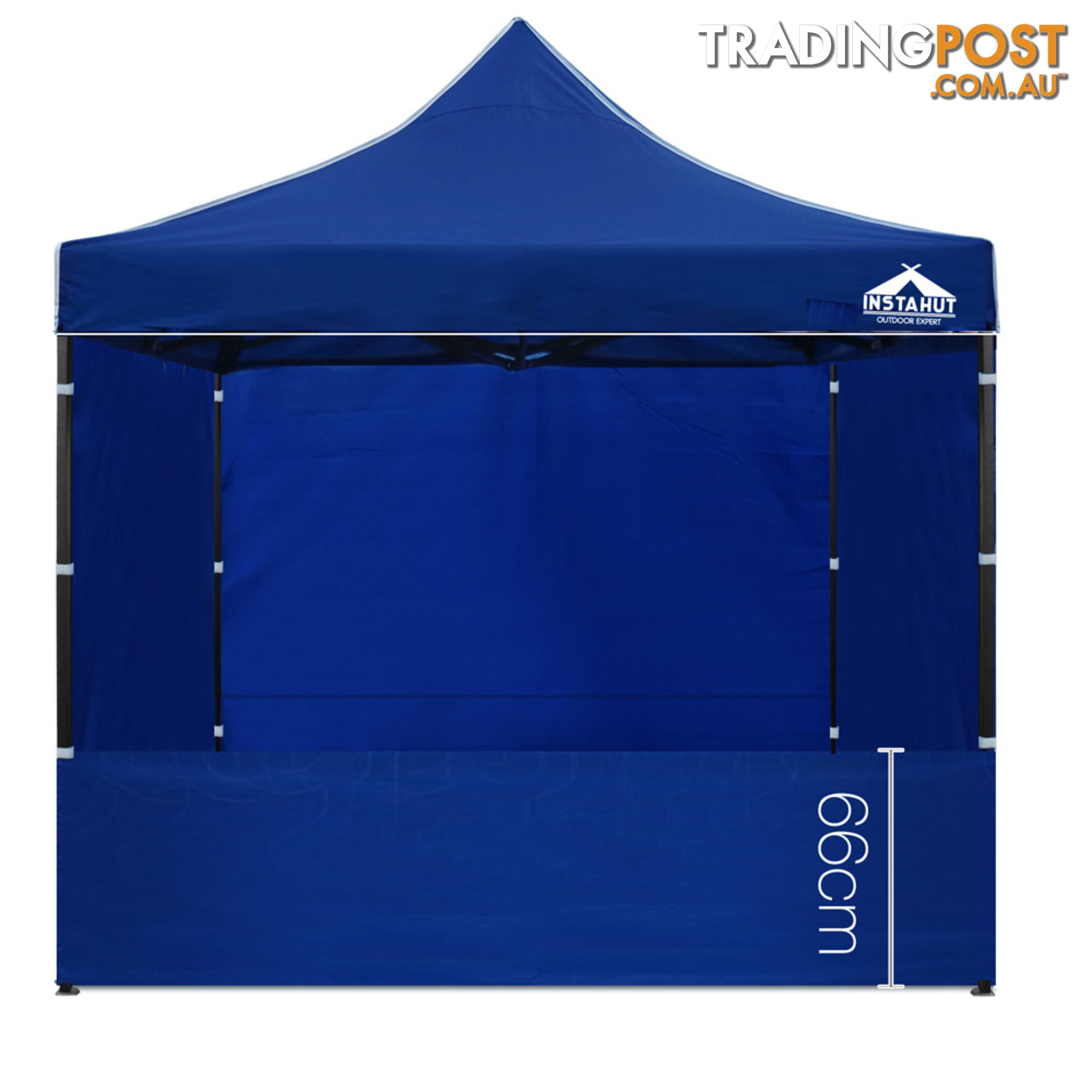 3x3 Pop Up Gazebo Hut with Sandbags Blue