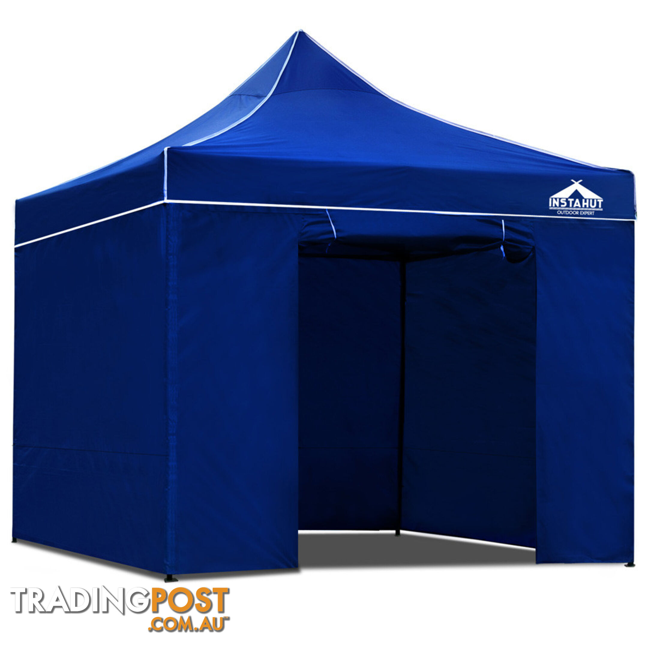 3x3 Pop Up Gazebo Hut with Sandbags Blue