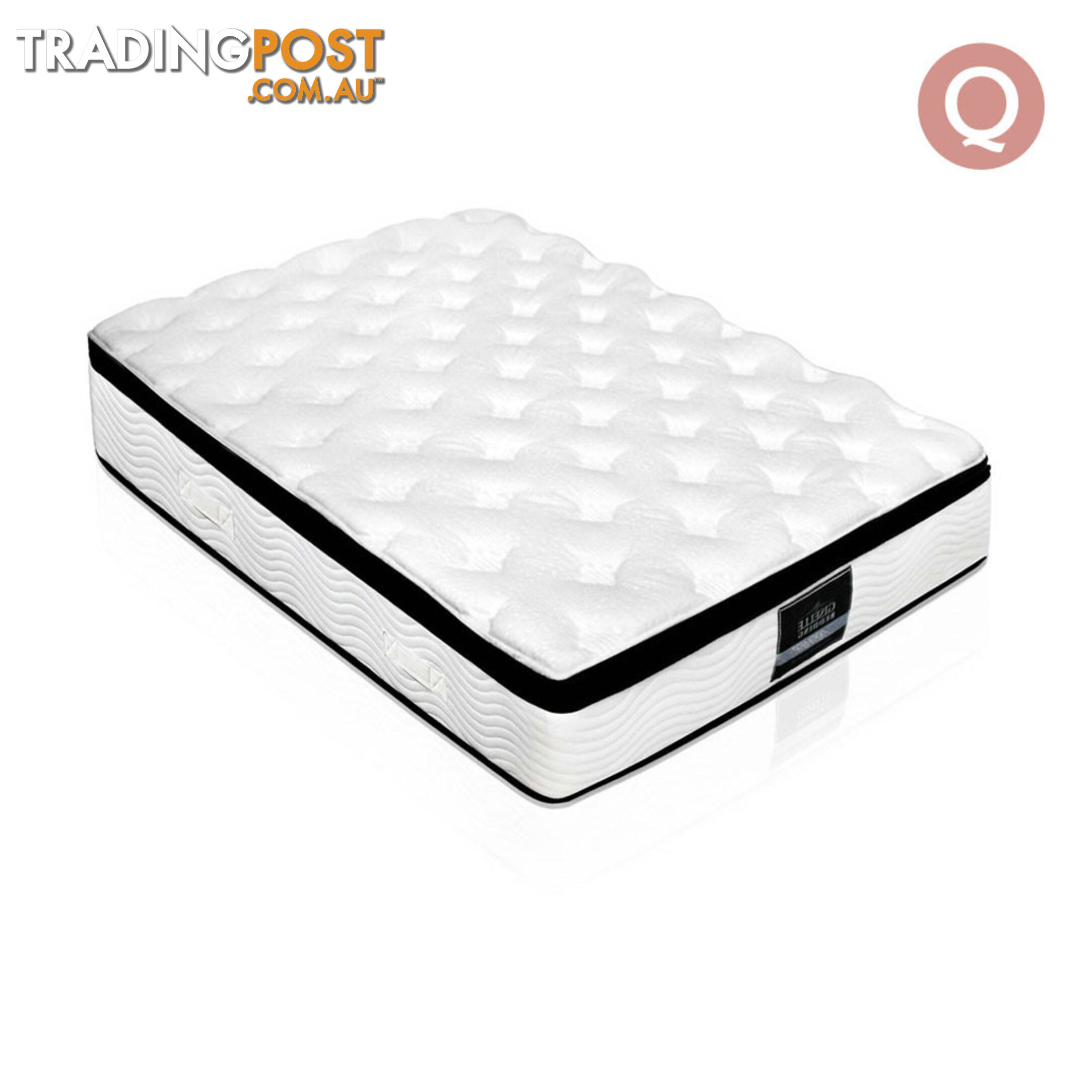 Latex Pillow Top Pocket Spring Mattress Queen